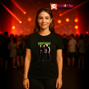 Tricou Green Day v1, muzica Nu Metal, Dama | Barbat | Copii, Culoare Negru - Img 11