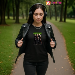 Tricou Green Day v1, muzica Nu Metal, Dama | Barbat | Copii, Culoare Negru - Img 13