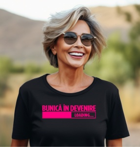 Tricou haios de dama personalizat Bunica de fetita in devenire - Img 2