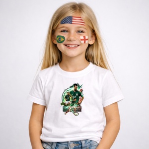 Tricou Hirving Lozano Mexico World Cup Fifa 2026 V3, din bumbac 100%, tricou alb, Copii | Dama | Barbat - Img 2