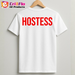 Tricou HOSTESS, Personalizat | Unisex Dama si Barbat - Img 2