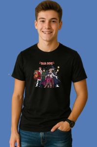 Tricou Huntrix K Pop Hunters Demon Grup Fantezie Fantasy Heroes, din bumbac 100%, tricou negru, Copii | Dama | Barbat - Img 3