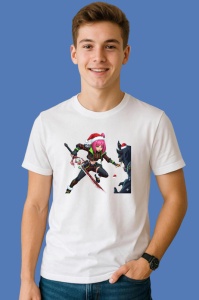 Tricou Huntrix K Pop Hunters Demon Luptatoare Stil Fantasy Arma, din bumbac 100%, tricou alb, Copii | Dama | Barbat - Img 3