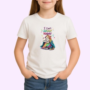 Tricou I Cant Adult Today Try Tomorrow, Copii | Dama | Barbat - Img 3