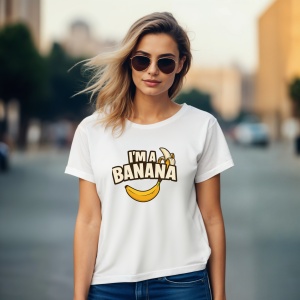 Tricou I m a banana - Copii | Dama | Barbat - Img 13