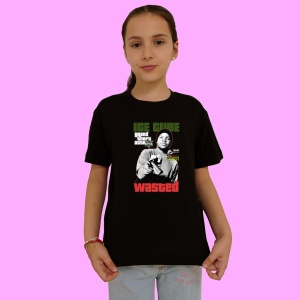 Tricou Ice Cube - GTA Style, muzica Hip-Hop, Dama | Barbat | Copii, Culoare Negru - Img 2