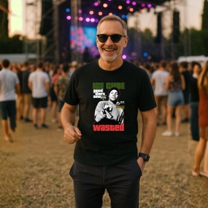 Tricou Ice Cube - GTA Style, muzica Hip-Hop, Dama | Barbat | Copii, Culoare Negru - Img 9