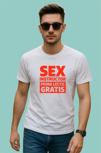 Tricou Instructor prima lectie gratis, Copii | Dama | Barbat - Img 2