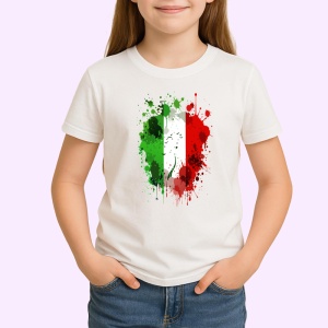 Tricou Italy Steag Splash Art, Copii | Dama | Barbat - Img 3