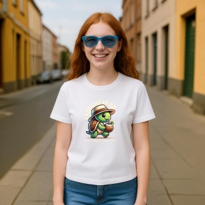 Tricou Iubesc Animalele, natura si tot ce ne inconjoara - Funky Turtle - Copii | Dama | Barbat - Img 4
