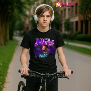 Tricou Juice WRLD, muzica Hip-Hop / Trap, Dama | Barbat | Copii, Culoare Negru - Img 10