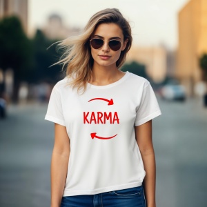 Tricou Karma Se introace Garantat - Copii | Dama | Barbat - Img 9