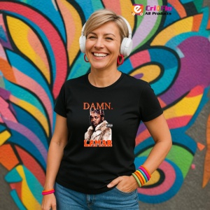 Tricou Kendrick Lamar - DAMN., muzica RAP, Dama | Barbat | Copii, Culoare Negru - Img 13