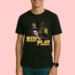 Tricou Kid 'n Play, muzica POP, Dama | Barbat | Copii, Culoare Negru