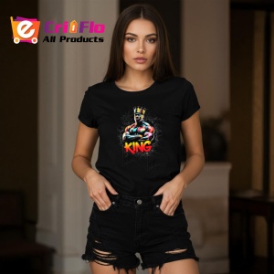 Tricou King Of The Gym Muschi Coroana, Copii | Dama | Barbat, culoare negru - Img 11