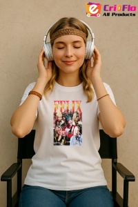 Tricou KPOP dama cu trupa formatia FELIX LEE , music Coreean 210 - Img 8