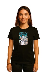 Tricou KPOP dama cu trupa formatia FELIX , music Coreean 209 - Img 2