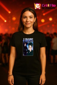 Tricou KPOP dama cu trupa formatia J-HOPE 2 , music Coreean 231 - Img 4