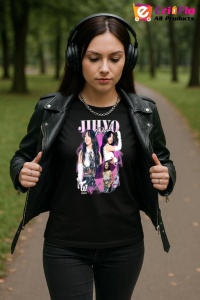 Tricou KPOP dama cu trupa formatia JIHYO , music Coreean 232 - Img 5