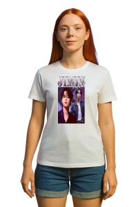 Tricou KPOP dama cu trupa formatia JIMIN , music Coreean 234 - Img 3