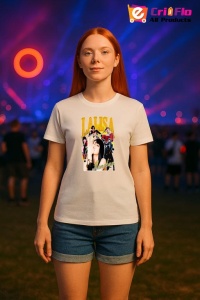 Tricou KPOP dama cu trupa formatia LALISA , music Coreean 251 - Img 7