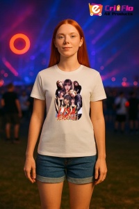 Tricou KPOP dama cu trupa formatia lisa 5 , music Coreean 258 - Img 7