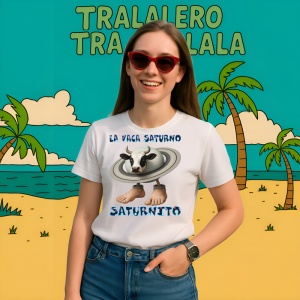 Tricou La Vaca Saturno Saturnita 4 ** Tralalero Tralala Copii | Dama | Barbat - Img 11
