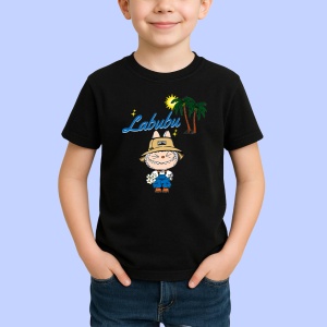 Tricou Labubu detectiv, Unisex Dama si Barbat | Copii, Culoare Negru - Img 2