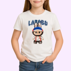 Tricou Labubu geaca buline, Unisex Dama si Barbat | Copii