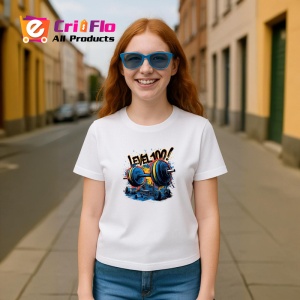 Tricou Level 100 Discuri Haltere, Copii | Dama | Barbat - Img 9