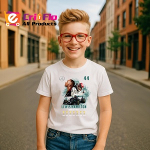 Tricou Lewis Hamilton Colaj Masina Trofee Mercedes Formula 1, Copii | Dama | Barbat - Img 6