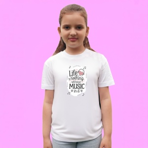 Tricou Life Is Nothing Without Music, Copii | Dama | Barbat - Img 3