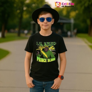 Tricou Lil Keed - Prince Slime, muzica INDIE, Dama | Barbat | Copii, Culoare Negru - Img 6