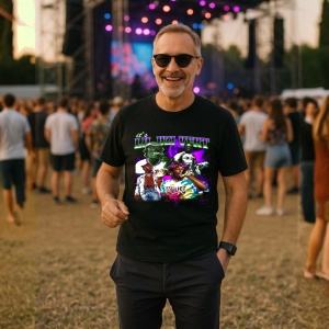 Tricou Lil Uzi Vert - Purple Squad, muzica INDIE, Dama | Barbat | Copii, Culoare Negru - Img 9
