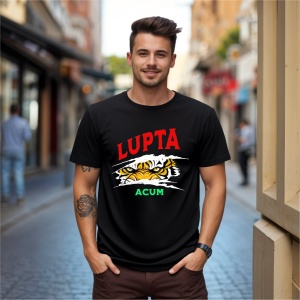 Tricou Lupta Acum Negru, FIGHT FOR EVERY SPACE Negru, Copii | Dama | Barbat - Img 9