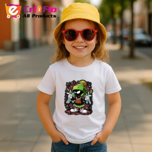 Tricou Marvin the Martian – Cartoon Graffiti Style Copii | Dama | Barbat Barbat - Img 13