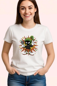 Tricou Marvin the Martian hip-hop cu microfon Copii | Dama | Barbat