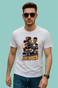 Tricou Max Verstappen Colaj Cu Echipa Red Bull Formula 1, Copii | Dama | Barbat - Img 2