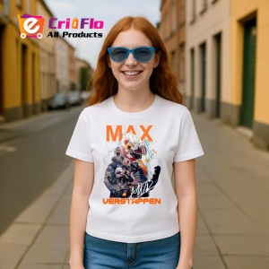 Tricou Max Verstappen Ilustratie Artistica Campion Formula 1, Copii | Dama | Barbat - Img 8