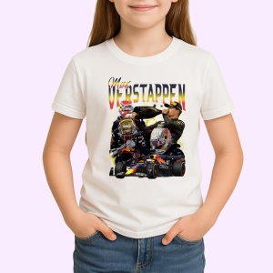 Tricou Max Verstappen Postere Echipa Red Bull Campion Formula 1, Copii | Dama | Barbat - Img 3