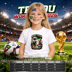 Tricou Mehdi Taremi Iran World Cup Fifa 2026, din bumbac 100%, tricou alb, Copii | Dama | Barbat - Img 4