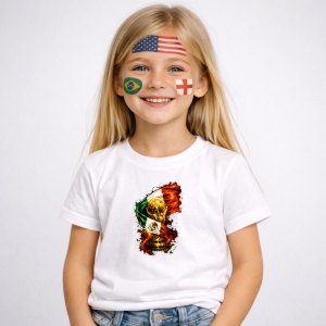 Tricou Mexico World Cup Fifa 2026, din bumbac 100%, tricou alb, Copii | Dama | Barbat - Img 2