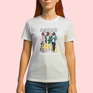 Tricou Migos - Pink & Silver Theme, muzica Hip-Hop / Pop / Rock, Dama | Barbat | Copii - Img 2