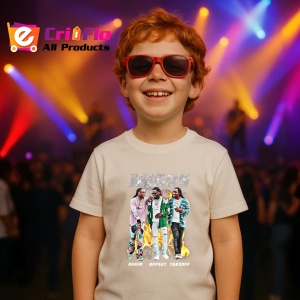 Tricou Migos - Pink & Silver Theme, muzica Hip-Hop / Pop / Rock, Dama | Barbat | Copii - Img 13