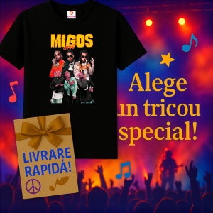 Tricou Migos v1, muzica Pop / R&B / Reggae, Dama | Barbat | Copii, Culoare Negru - Img 11