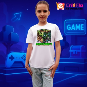 Tricou Minecraft Zombie Mlastinos Tricou Alb Copii | Dama | Barbat - Img 2