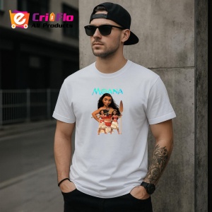 Tricou Moana printesa curajoasa intr o aventura pe mare, Copii | Dama | Barbat - Img 4