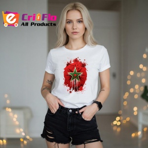 Tricou Morocco Steag Splash Art, Copii | Dama | Barbat - Img 10