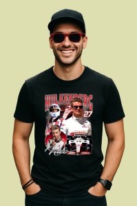 Tricou Nico Hulkenberg Poster Formula 1 Echipa Haas, Copii | Dama | Barbat