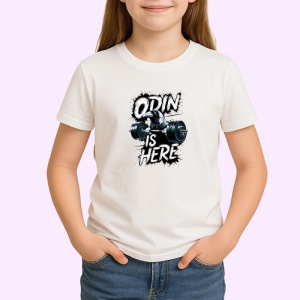 Tricou Odin Is Here Zeu Nordic Haltere, Copii | Dama | Barbat - Img 3